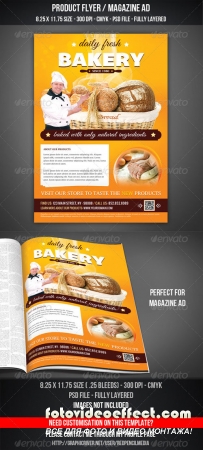 Bakery Flyer / Magazine AD