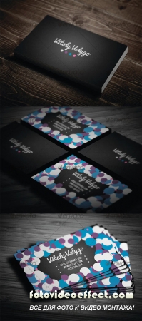 Bubble Style Business Card