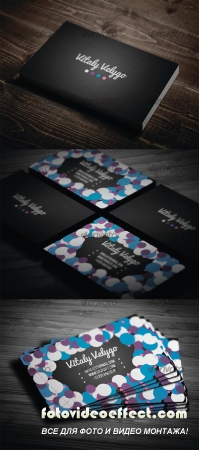 Bubble Style Business Card