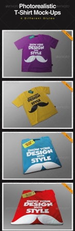 Photorealistic T-Shirt Mock-Ups