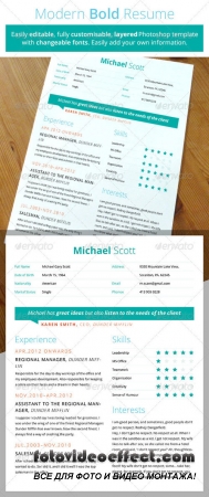 Modern Bold Resume