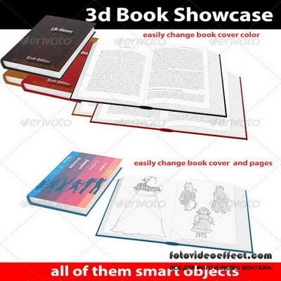GraphicRiver - 3d Book Showcase
