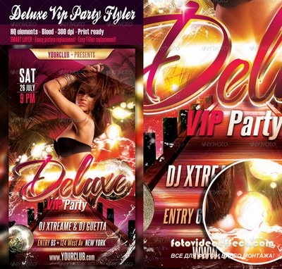 GraphicRiver - Deluxe Vip Party Flyer