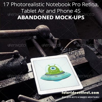 GraphicRiver - 17 Photorealistic Devices Mock-Ups Abandoned Place