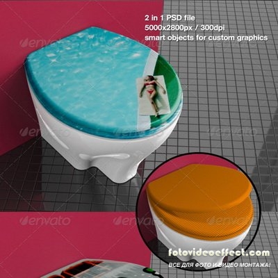 GraphicRiver - Toilet Seat Mock-Up