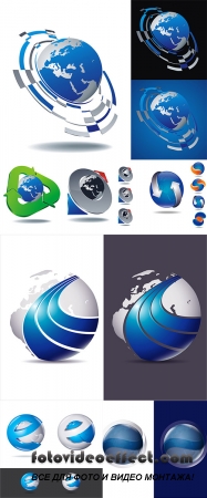 Stock: Blue sphere icon