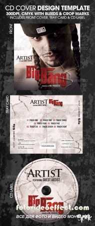 Big Bang Complete CD Template or Flyer