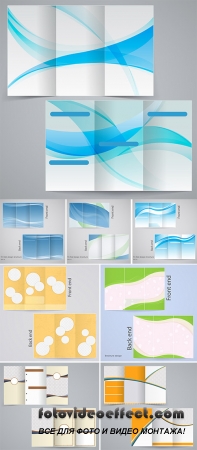 Stock: Tri-fold business brochure template
