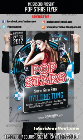 Pop Stars Flyer