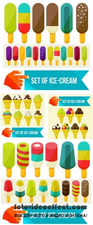 Stock: Ice cream set
