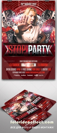 Stop Party Flyer