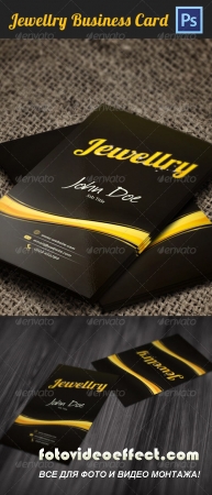 Elegant Black Business Card