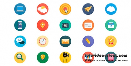 20 Animated Icons - Project for After Effects (Videohive)