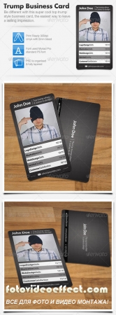 Trading Card Style Business Card