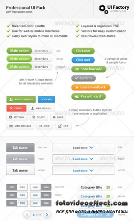 Professional Comprehensive UI Pack