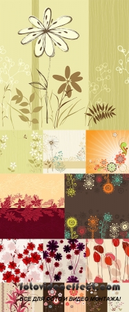 Stock: Floral Seamless Card