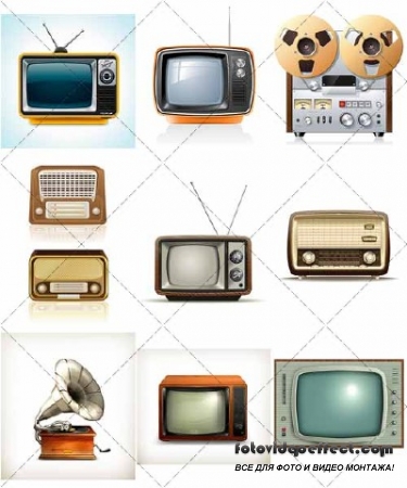  ,     | Old technology, TV and radio equipment, 
