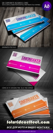 Qr Corporate Business Card