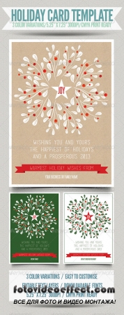 Holiday Card Template