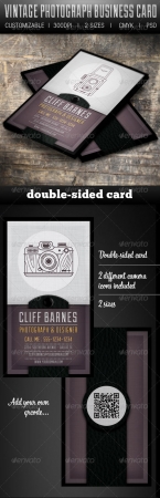 Vintage Photograph Business Card