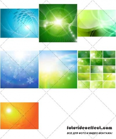      | Colored in abstract style backgrounds 11, 