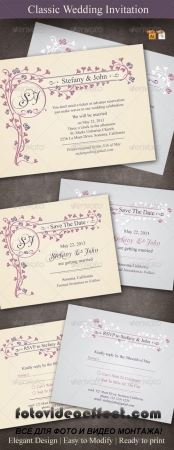 Classic Wedding Invitation