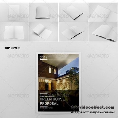 GraphicRiver - Photorealistic Brochure Mock-ups