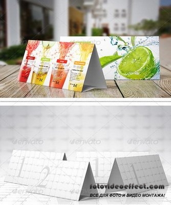 GraphicRiver - Paper Table Tent Mock-Up