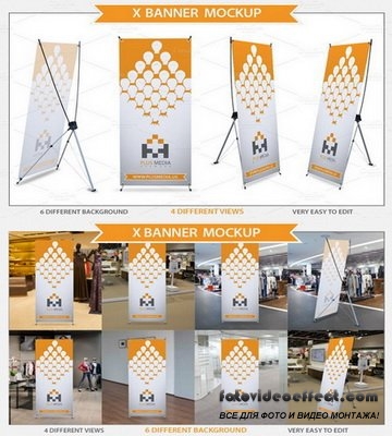 CreativeMarket - X Banner Mockup