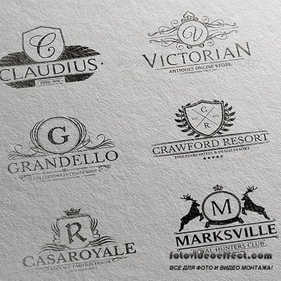 GraphicRiver - Heraldic Crest Logos Vol.3 - 7684439