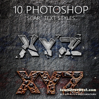 GraphicRiver - 10 Scar Text Styles - 7433434