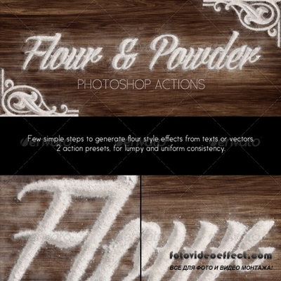 GraphicRiver - Flour & Powder - Photoshop Actions - 6712507