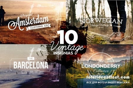 Creativemarket 10 Vintage Insignias & Textures 39248