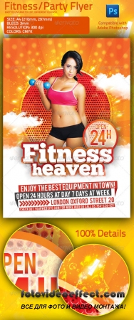 Fitness & Summer Party Multipurpose Flyer