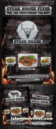 Steak House Flyer Template