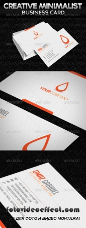 Creative Minimalist Business Card