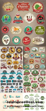 Stock: Creative design badges