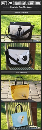 Realistic Bag Mockups