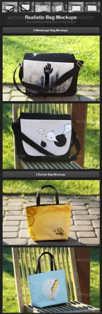 Realistic Bag Mockups