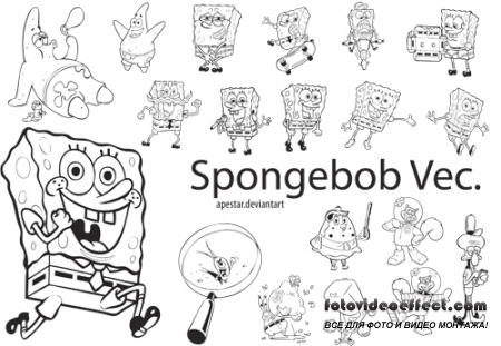 Sponge Bob Vectors