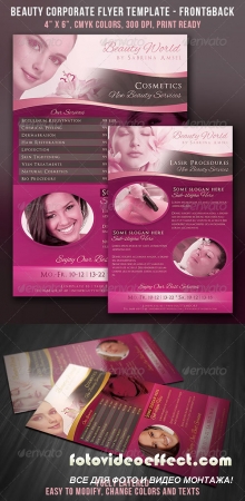 Beauty Corporate Flyer  Front & Back