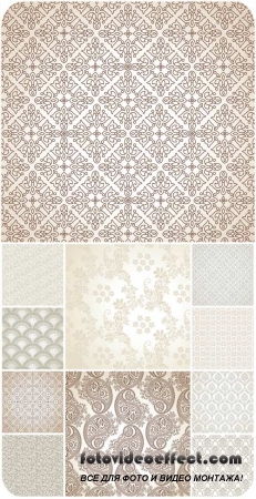   ,     / Backgrounds with patterns, floral backgrounds vector