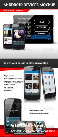 Android Devices Mockup