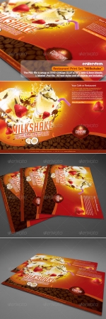 Restaurant Print Set Milkshake