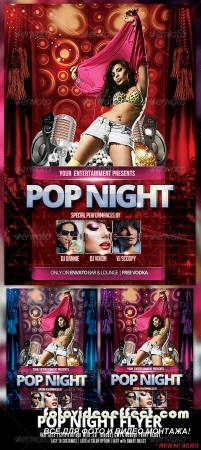 Pop Night Flyer