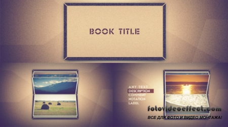 Photo book scrolling - Project for After Effects (Videohive)