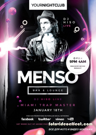 Flyer PSD - Menso