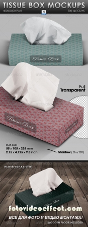 Tissue Box Mockups