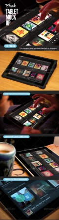 Black Pad | Tablet App UI Mock-Up