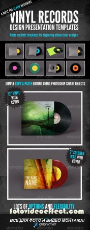 Vinyl Record Album Mock-Ups